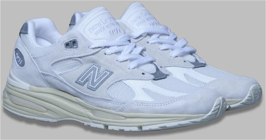 New Balance Low-Top Sneakers "Made In Uk U991v2" Sneakers – White in wit