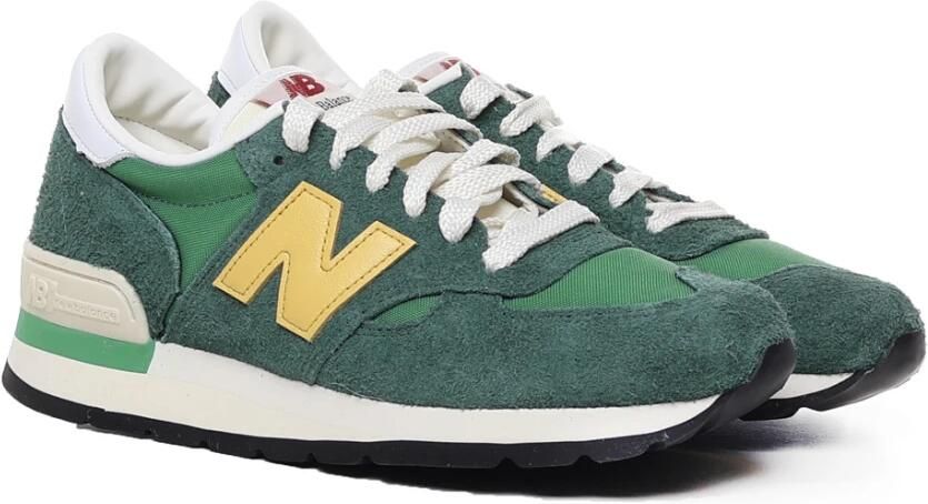 New Balance "Groene Suède Sneakers ontworpen door Teddy Santis" Groen Heren