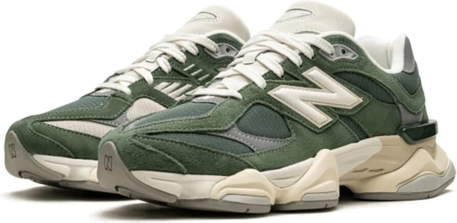 New Balance Iconische Unisex Sneakers met Geweven Bovenwerk Green Unisex