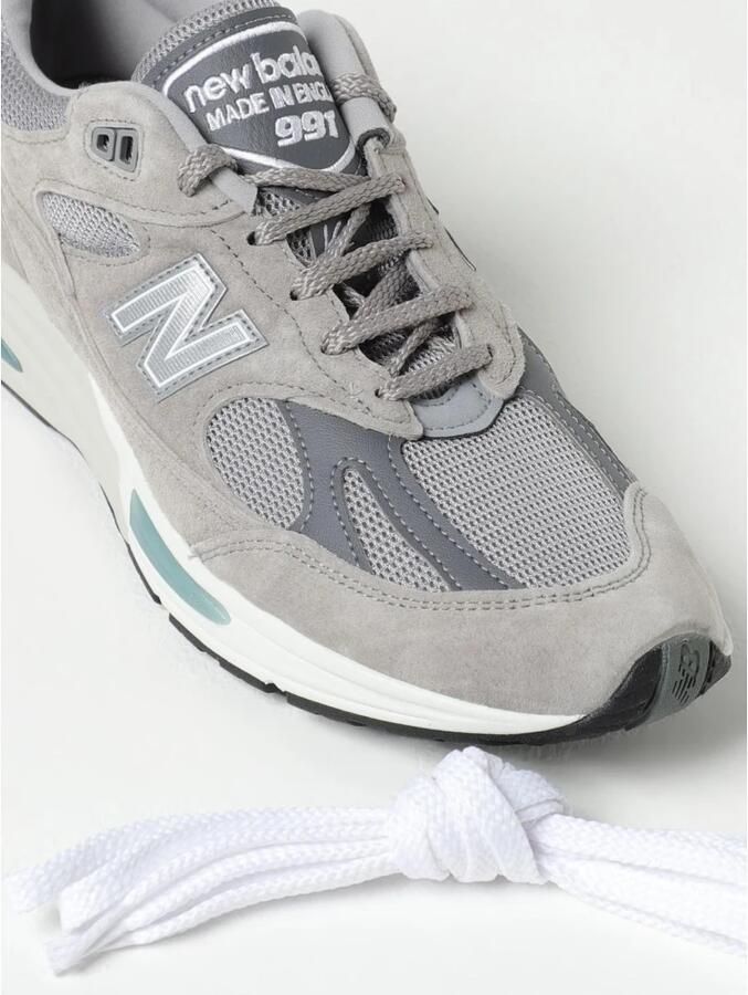 New Balance 991 V2 Dove Unisex Wit Grijs Suede Made in UK - Foto 4