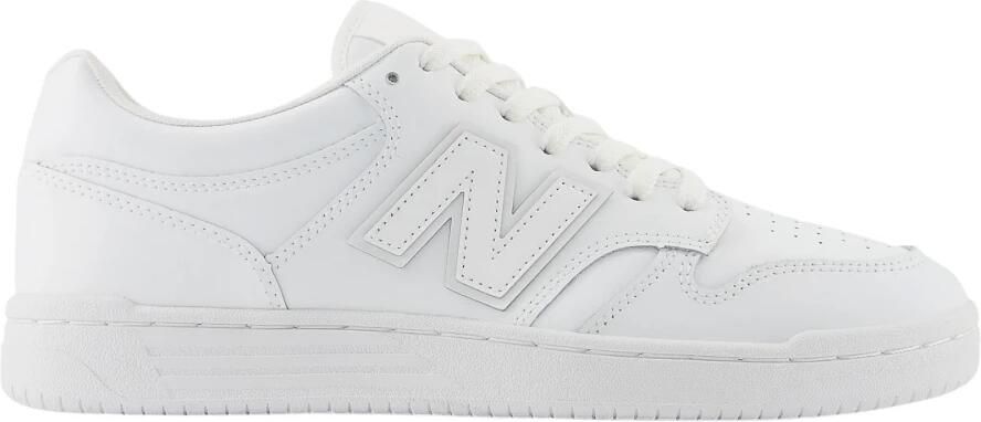 New Balance Leren Veterschoenen Met Rubberen Zool