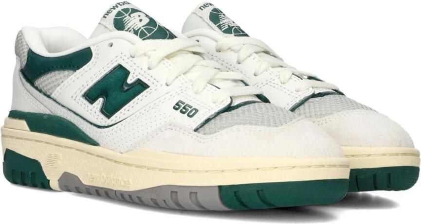 New Balance Groene Junior Sneakers met Suède Details Green Dames