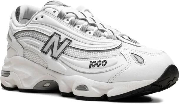 New Balance Witte Slip-On Sneakers met Vetersluiting - Foto 2