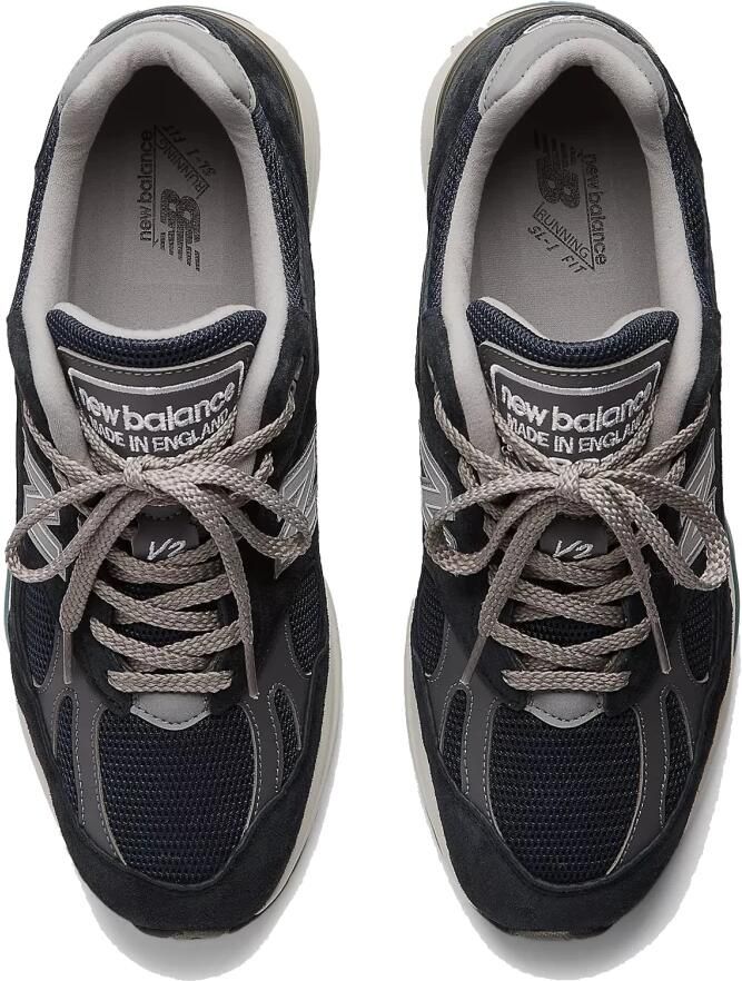 New Balance 991v2 Made in UK Sneakers Dark Navy Donkerblauw 991 Lifestyle Unisex - Foto 14