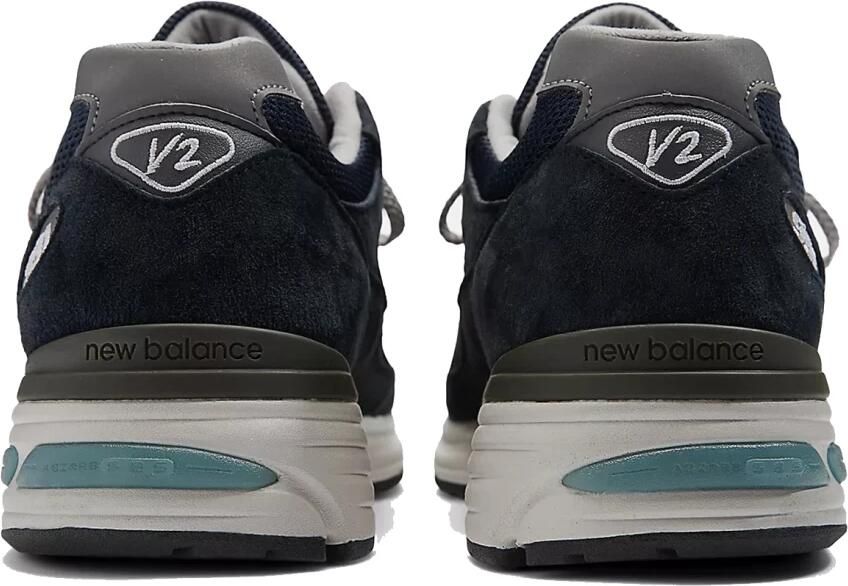 New Balance 991v2 Made in UK Sneakers Dark Navy Donkerblauw 991 Lifestyle Unisex - Foto 15
