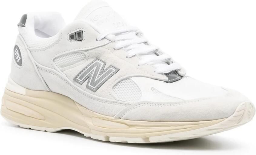 New Balance Grijze Chunky Sole Lace-Up Sneakers - Foto 3