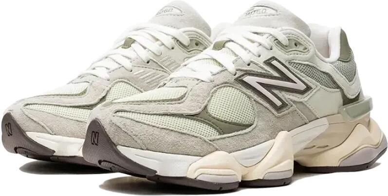 New Balance 9060 sneaker met mesh en suède details - Foto 3
