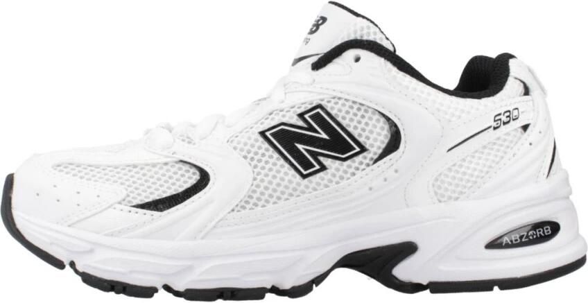 New Balance Comfort Sneakers met Stoffen en Leren Bovenwerk White - Foto 10