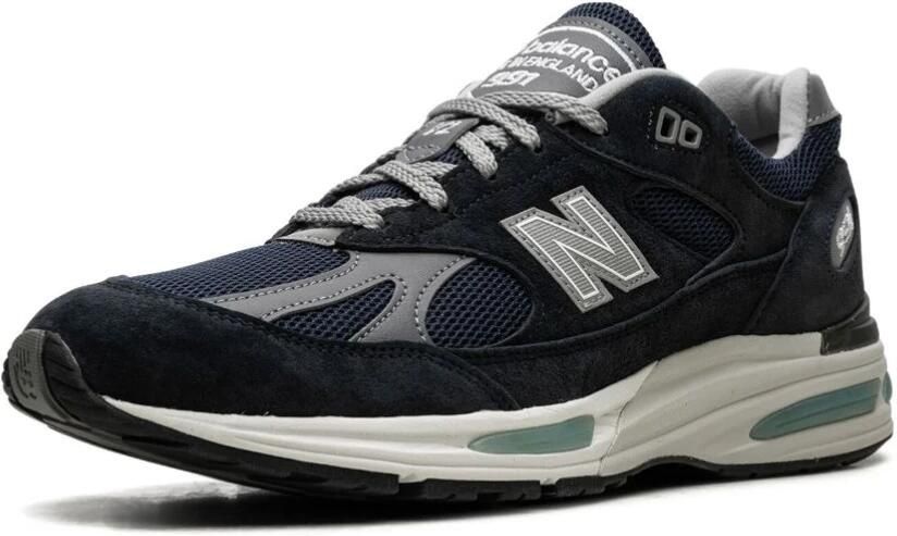 New Balance 991v2 Made in UK Sneakers Dark Navy Donkerblauw 991 Lifestyle Unisex - Foto 10