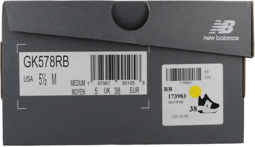 New Balance Kid's 578 Hardloopschoenen maat 11K purper - Foto 3