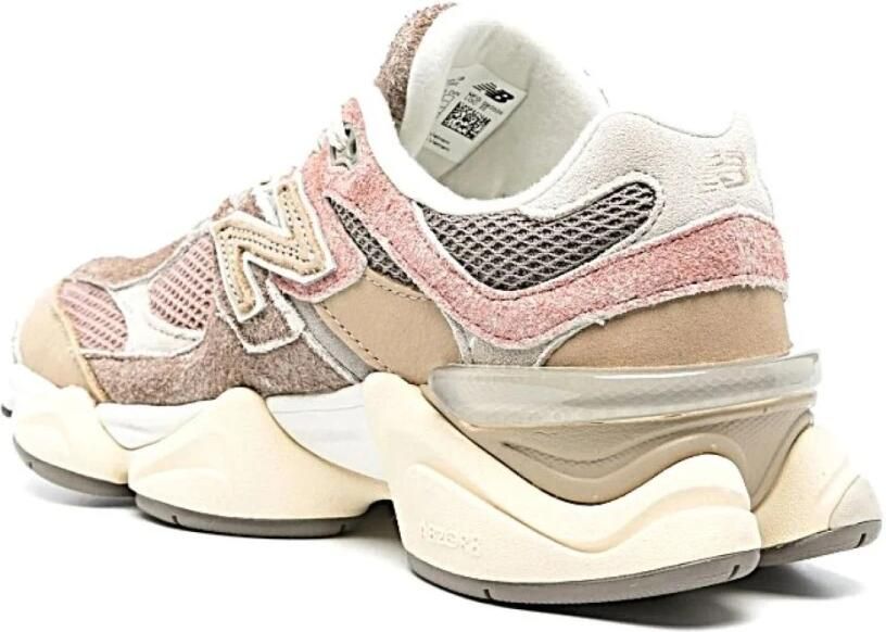 New Balance Beige Lifestyle Sneakers Suede Mesh - Foto 2