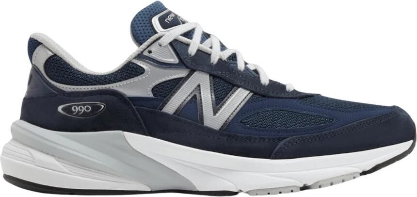 New Balance Lage Sneakers 990v6 MiUSA Navy White
