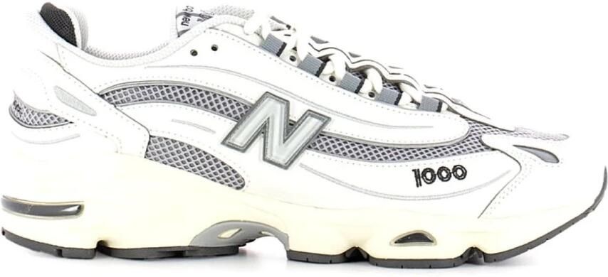 New Balance 1000 Heren Schoenen Wit Maat: 40.5 Mesh Synthetisch Foot Locker - Foto 3