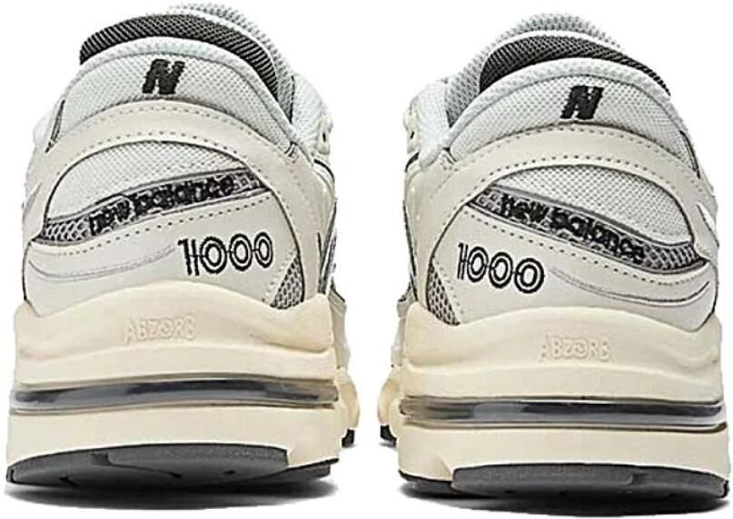 New Balance 1000 Heren Schoenen Wit Maat: 40.5 Mesh Synthetisch Foot Locker - Foto 2