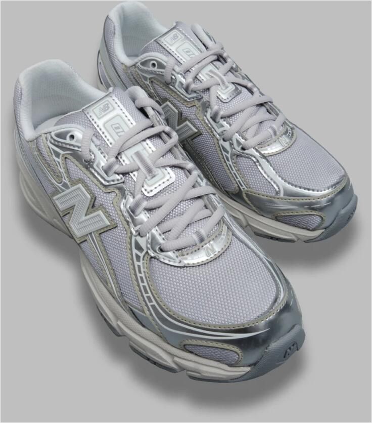 New Balance 740 Sneakers Dames Zilver Mesh Synthetisch - Foto 2