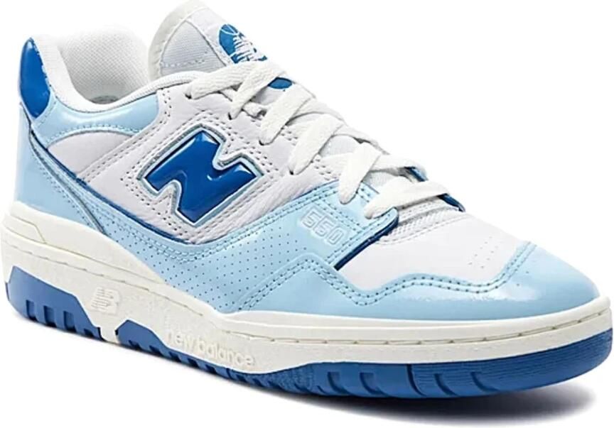 New Balance 550 Patent Leren Sneakers Blue Heren - Foto 2