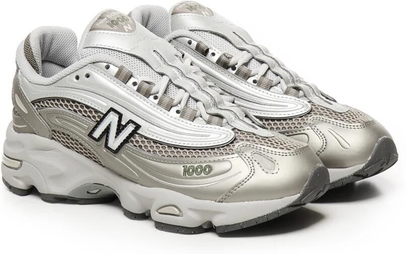 New Balance Sneakers met synthetisch bovenwerk en logodetails