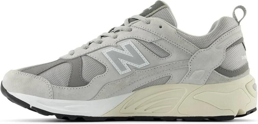 New Balance Synthetisch leren en stoffen sneakers met rubberen zool