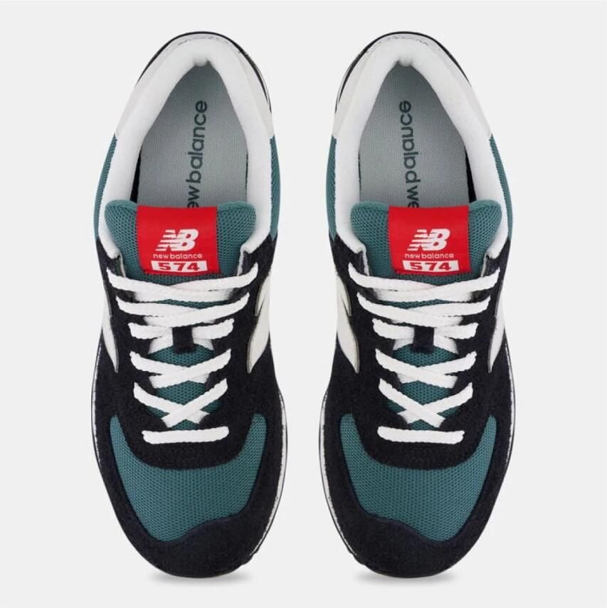 New Balance 574 Grijs Wit Blauw Sneakers Gray