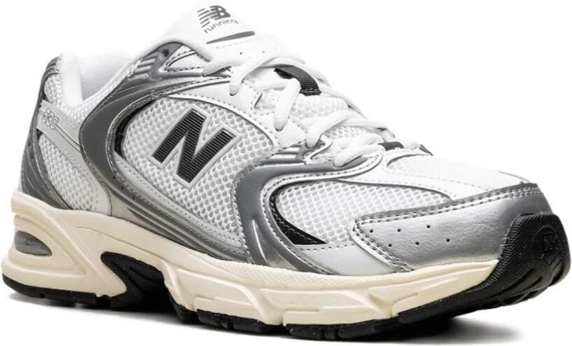 New Balance 530 Sneakers Zilver Synthetisch Textil