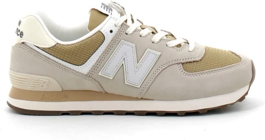 New balance Sneakers laag '574' camel taupe wit