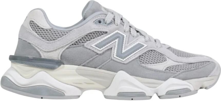 New Balance 9060 Sneakers Heren Grijs Leer
