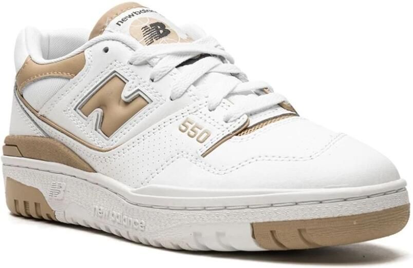 New Balance Beige Sneakers van Kalfsleer voor Vrouwen White Dames - Foto 2