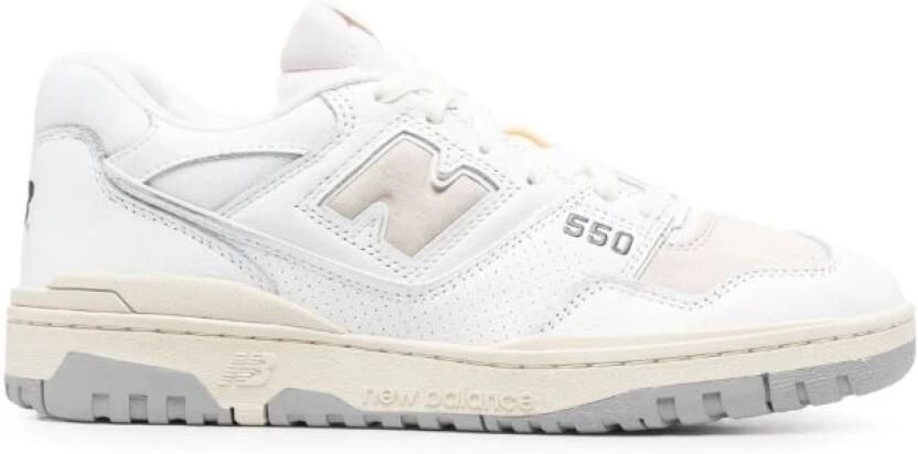 New Balance 550 Witte Sneakers met Timberwolf en Raincloud White - Foto 3