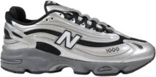 New Balance Grijze Sneakers met Sluiting aan de Voorkant