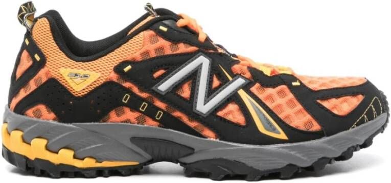 New Balance Oranje Mesh Sneakers Multicolor Heren