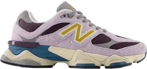New Balance Paarse Mesh Sneaker 9060 Multicolor Heren