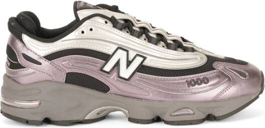 New Balance 1000 Sneakers Dames Zwart Leer
