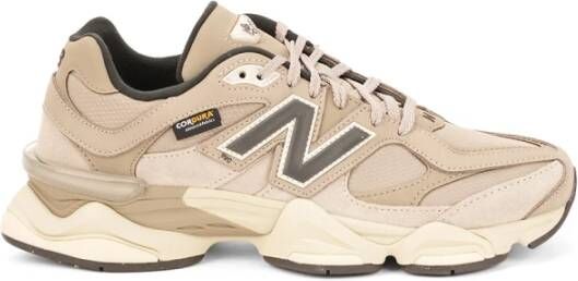 New Balance 9060 Sneakers Heren Bruin Suède - Foto 3