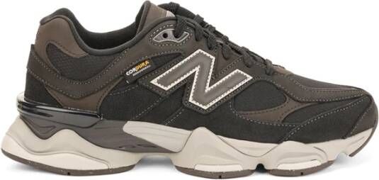 New Balance Platte zwarte schoenen 9060 Cordura