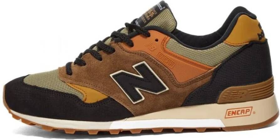 New Balance Premium Sneakers met Slangentextuur Black Heren