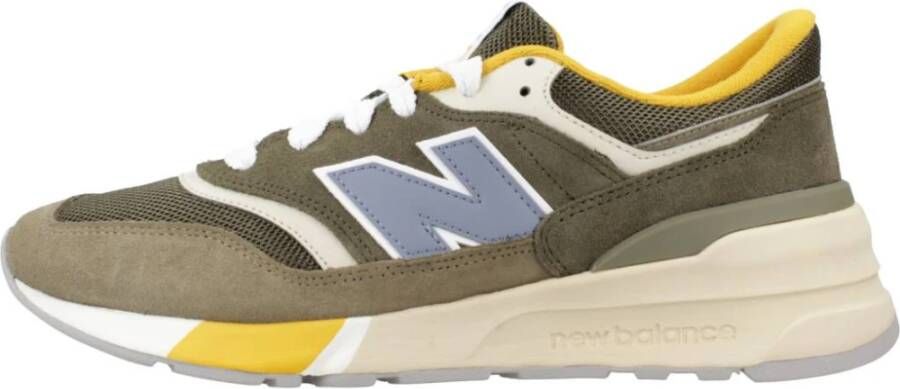 New Balance Groene Lage Sneaker U997 Stijl Multicolor Heren - Foto 4