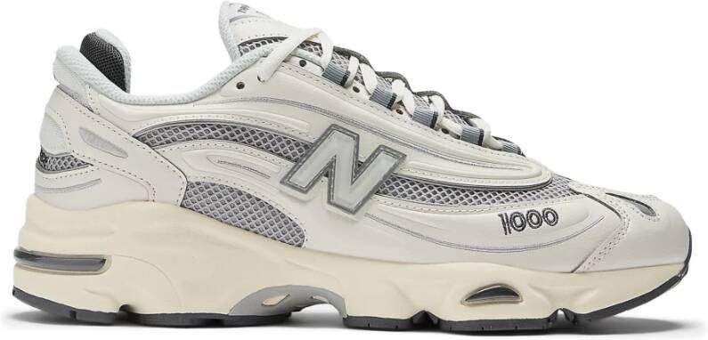 New Balance 1000 Heren Schoenen Wit Maat: 40.5 Mesh Synthetisch Foot Locker