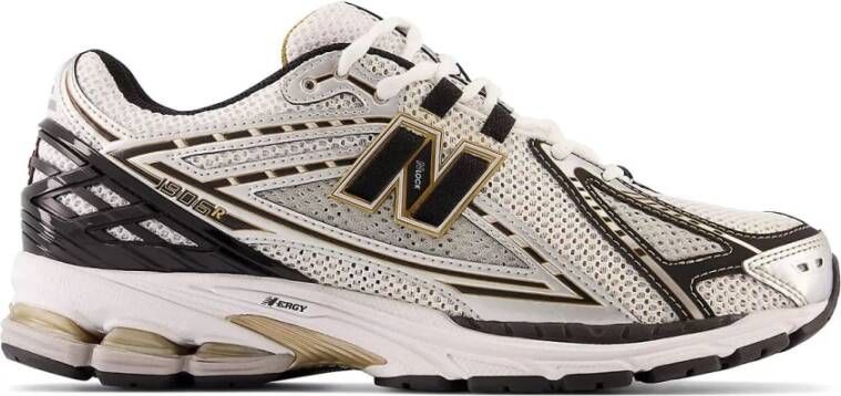New Balance 1906R metallic silver gold Wit Mesh Lage sneakers Unisex