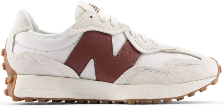 New Balance 327 Sneakers Beige Leer Synthetisch