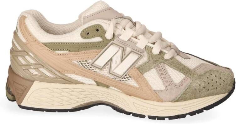 New Balance Beige Sneakers met Multicolor Panelen Multicolor