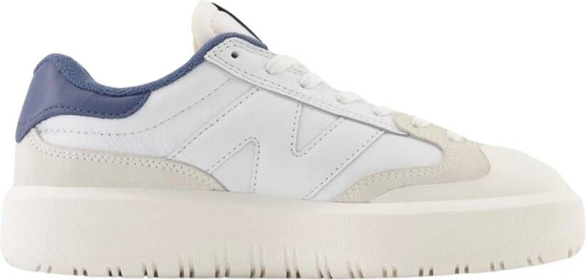 New Balance Retro Tennis-geïnspireerde lage profiel sneakers Multicolor Dames