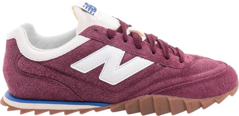 New Balance Rode Suède Vetersneakers voor Heren Rood Heren