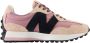 New Balance Rosewood Cream Roze en Zwart Dames Sneakers Pink Dames - Thumbnail 1