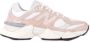 New Balance Perzikroze Sneakers Paneelontwerp Pink - Thumbnail 21