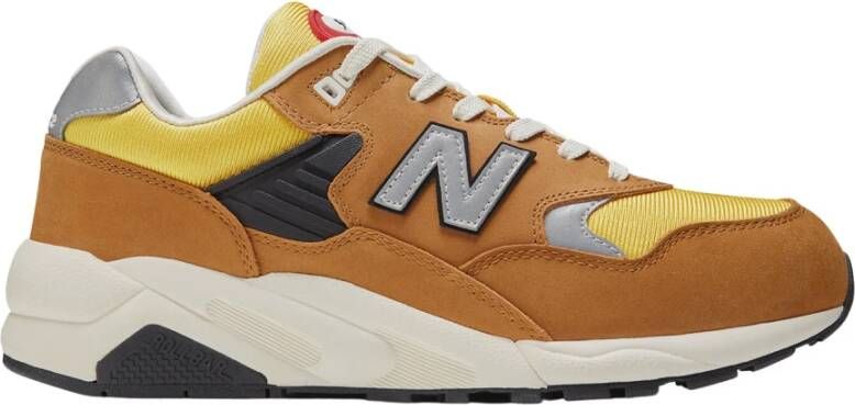 New Balance Real Mad Bruine Sneakers Werkkleding Honingraat Rauwe Cashew Yellow Heren