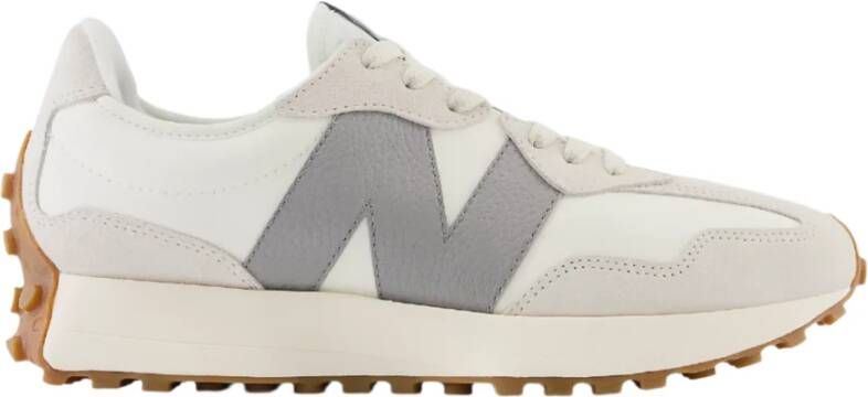 New Balance 327 Dames Schoenen Beige Maat: 37.5 Leer Synthetisch Foot Locker