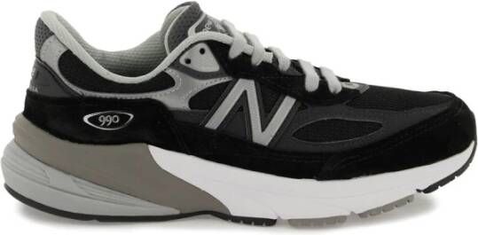 New Balance Zwarte Sneakers met Mesh Panelen Multicolor Heren