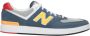 New Balance Leren en Textiele Heren Sneaker Blauw Heren - Thumbnail 1