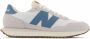 New Balance Suede en Nylon Sneakers White Heren - Thumbnail 1