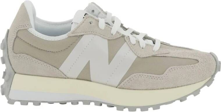 New Balance Beige Platte Sportschoenen Beige Dames